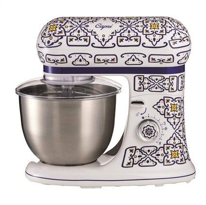 Ariete 1588 CAPRI Robot de cuisine multifonction avec bol inox, 10 vitesses et fonction pulse, jeu d'accessoires complet - Compact et fonctionnel
