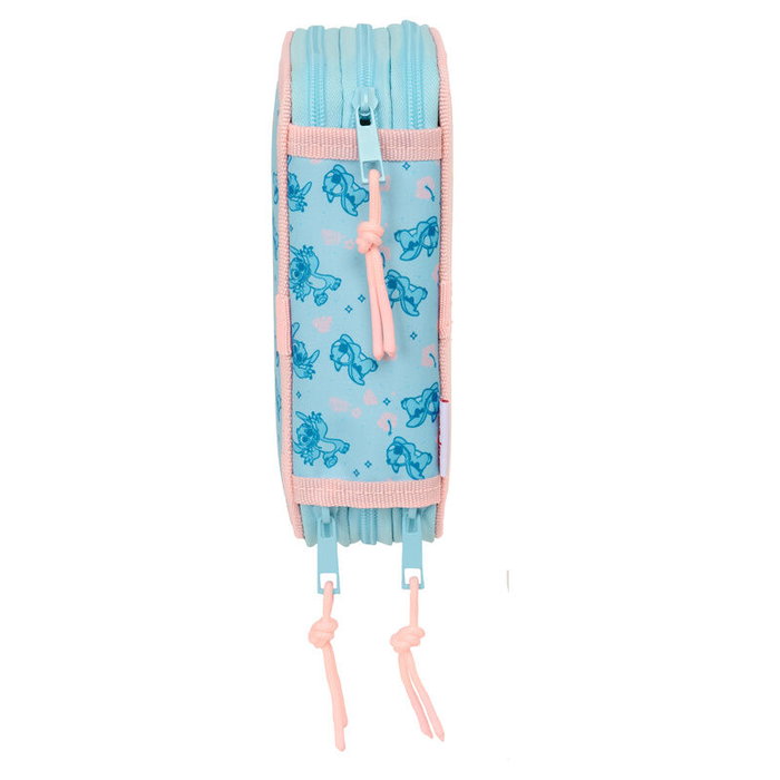 Fourre-tout Lilo & Stitch Ohana Bleu 12,5 x 19,5 x 5,5 cm 37 Pièces
