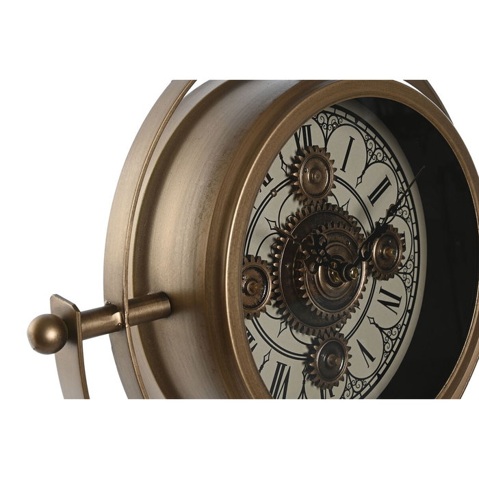 Home ESPRIT Horloge de table Doré Vintage