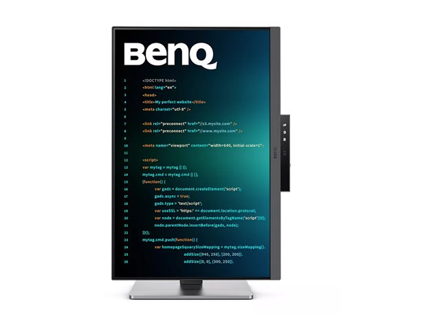 BenQ RD240Q Moniteur LED 24.1 pouces IPS WQXGA 2560x1600 HDR USB-C 90W Daisy Chain Ergonomique Noir
