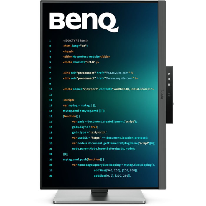 BenQ RD240Q Moniteur LED 24,1 pouces WQXGA IPS, USB-C 90W