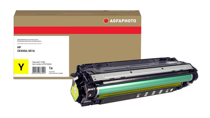 AgfaPhoto Toner Jaune CE342A/651A AgfaPhoto Toner Jaune CE342A/651A