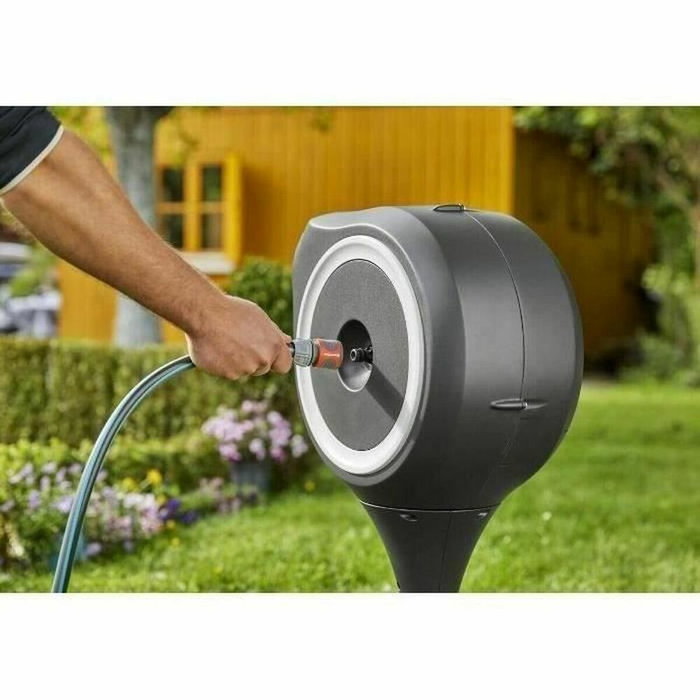 Gardena RollUp S Dévidoir automatique 15 m liseret blanc