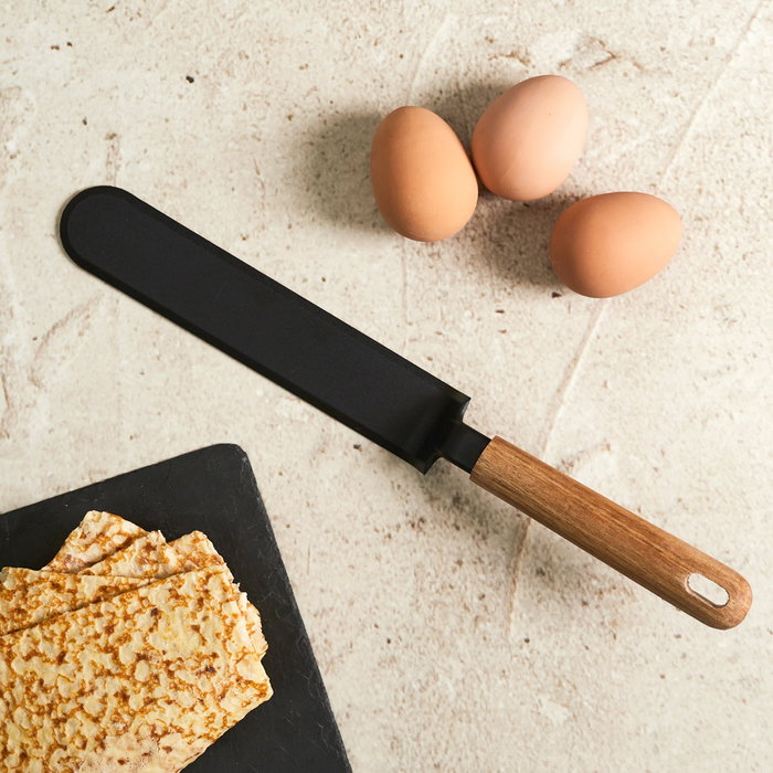 Lily Cook Spatule Longue avec Manche en Bois Lily Cook Spatule Longue avec Manche en Bois