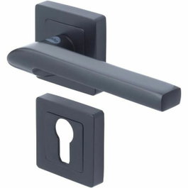 Yale YPP7-S-PE Poignée de porte Sienna noire en aluminium