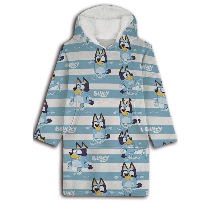 MOOSE Sweat-shirt à capuche oversize enfant Bluey avec motif, taille unique