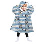 MOOSE Sweat-shirt à capuche oversize enfant Bluey avec motif, taille unique