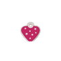 Plaque d'identification pour collier Imarc PetScribe Passion Rose Argent