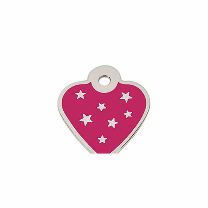 Plaque d'identification pour collier Imarc PetScribe Passion Rose Argent