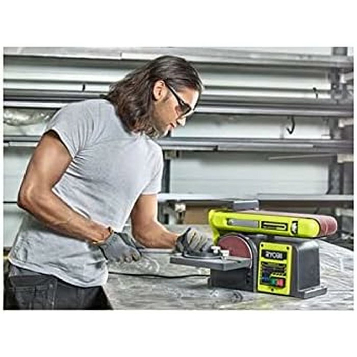 Ryobi RBDS4601G Ponceuse stationnaire à bande et disque 370 W
