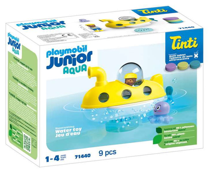 Playmobil Submarino de colores Playmobil Junior Tintin avec pastilles de bain