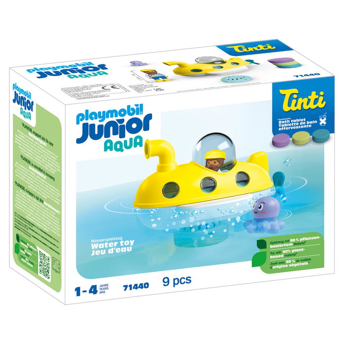 Playmobil Submarino de colores Playmobil Junior Tintin avec pastilles de bain