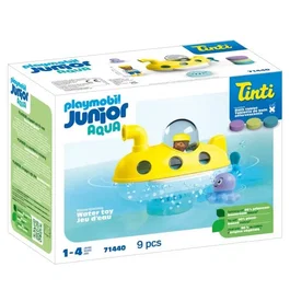 Playmobil 71440 Sous-marin avec plongeur AQUA Tinti, Jouet de bain junior, A partir de 12 mois