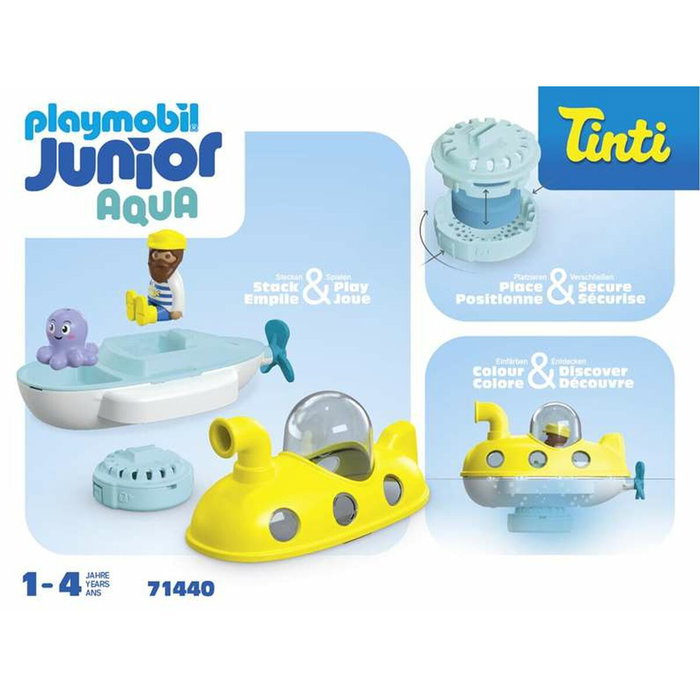 Playmobil Submarino de colores Playmobil Junior Tintin avec pastilles de bain