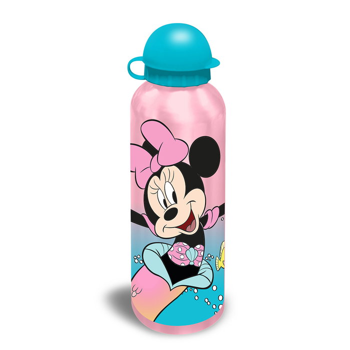 Kids Licensing Gourde 500ml Minnie Aluminium - Design Aléatoire - Enfant +3 Ans