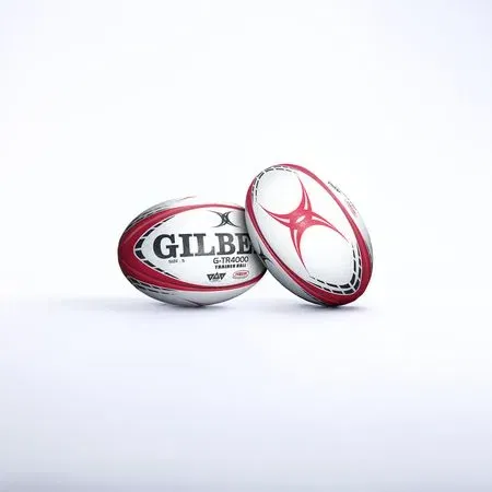 Gilbert Ballon de rugby d'entraînement GTR4000 Rouge Taille 5