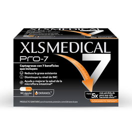 Xls Medical PRO-7 Liant Gras 180 Gélules - Programme Minceur Global