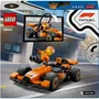LEGO City 60442 Voiture de course McLaren avec pilote F1 - Jouet de construction 86 pièces pour enfants dès 6 ans