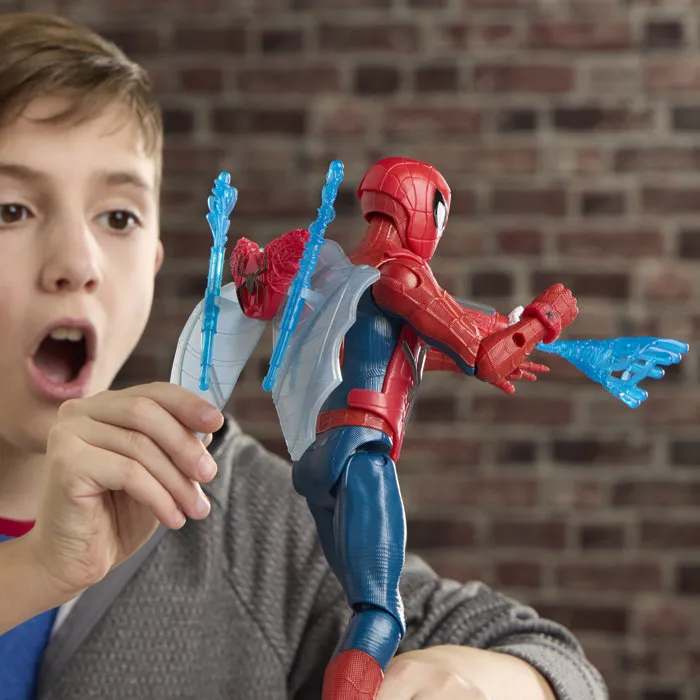 Hasbro Figurine Spider-Man 29 cm Titan Series Ultime arsenal d'araignée