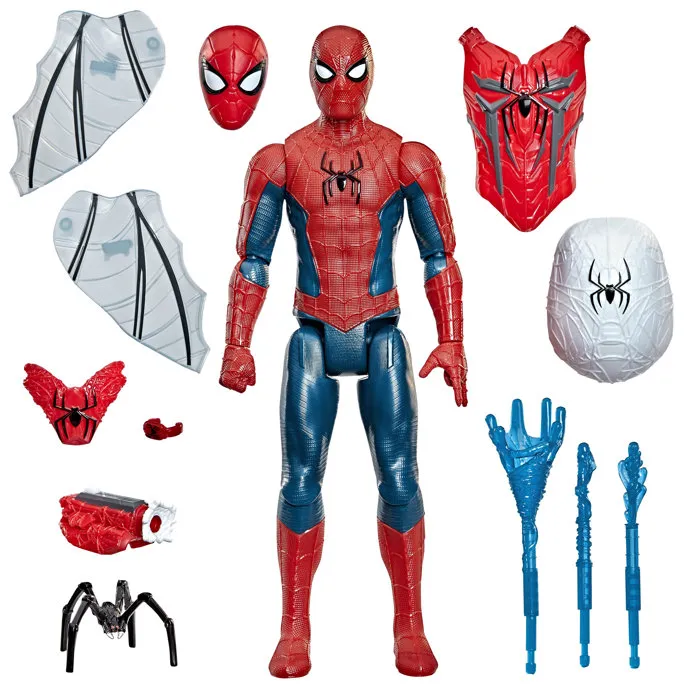Hasbro Figurine Spider-Man 29 cm Titan Series Ultime arsenal d'araignée