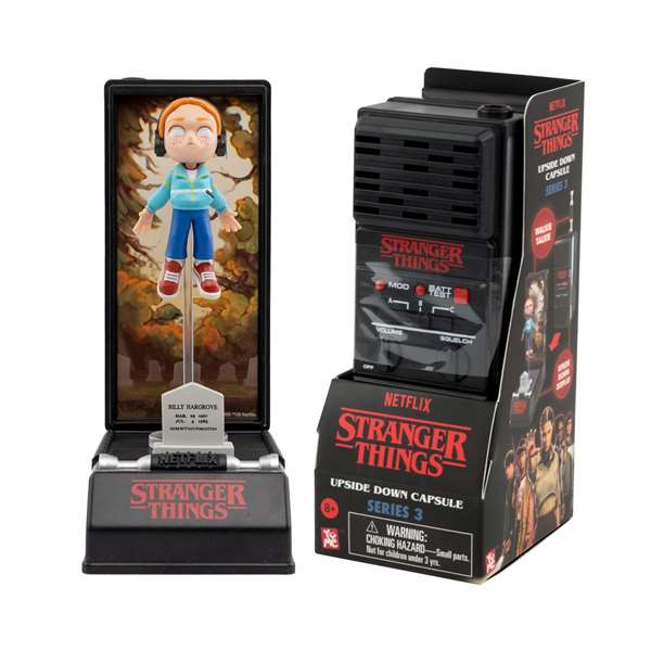 Yume - Figure Surprise Stranger Things Série 3 en capsule walkie-talkie - figurine et accessoires collectionnables - 16 x 7,6 x 6,4 cm - Modèles assortis