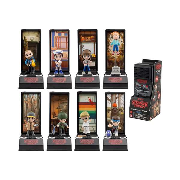 Yume - Figure Surprise Stranger Things Série 3 en capsule walkie-talkie - figurine et accessoires collectionnables - 16 x 7,6 x 6,4 cm - Modèles assortis