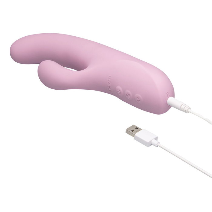 Vibration de Stimulation Double Le Wand Violet Pourpre