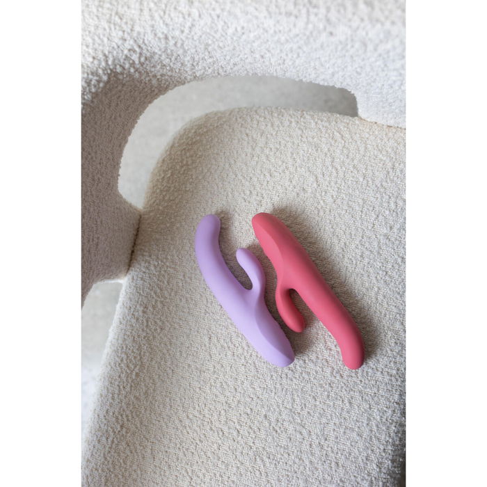 Vibration de Stimulation Double Le Wand Violet Pourpre