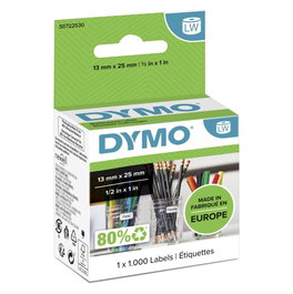 Dymo Étiquettes Multiusage 25 x 13 mm Blanc, 1000 Unités