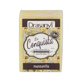 DRASANVI Jabon Manzanilla 100Gr - Savon à la Camomille pour Peaux Délicates, Apaisant et Émollient 100g