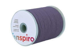 Innspiro Cordon en coton ciré violet 2,0 mm 100 m