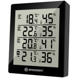 Bresser Temeo Hygro Quadro Noir