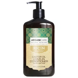 Arganicare Après-shampoing sans rinçage au Ricin, 400 ml
