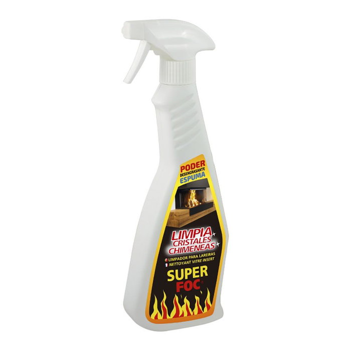 Super Foc Nettoyant vitres cheminée et poêle 500 ml Super Foc Nettoyant vitres cheminée et poêle 500 ml