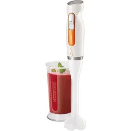 Sencor SHB 4211WH - Mixeur plongeant 600 W, 2 lames acier inoxydable, bécher 700 ml, hachoir et fouet