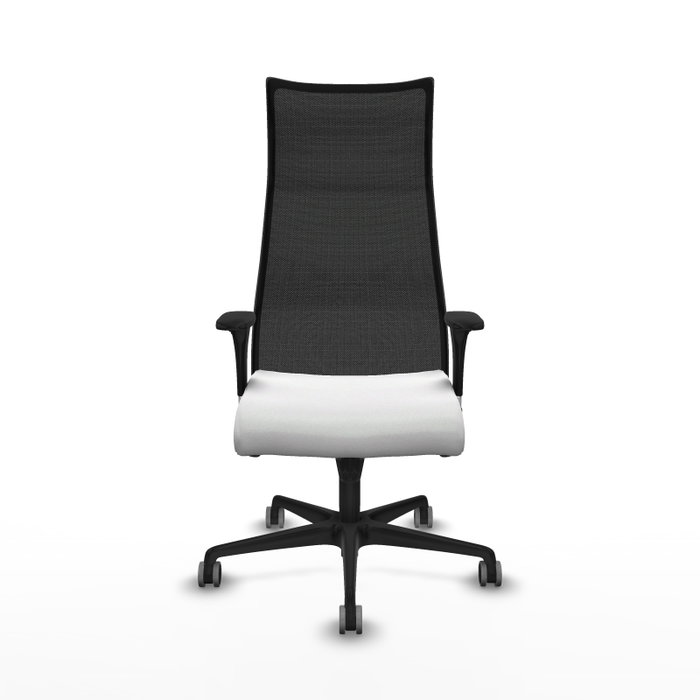 Piqueras y Crespo Chaise de Bureau Albacete avec Mécanisme Synchrone, Blanc et Noir Piqueras y Crespo Chaise de Bureau Albacete avec Mécanisme Synchrone, Blanc et Noir