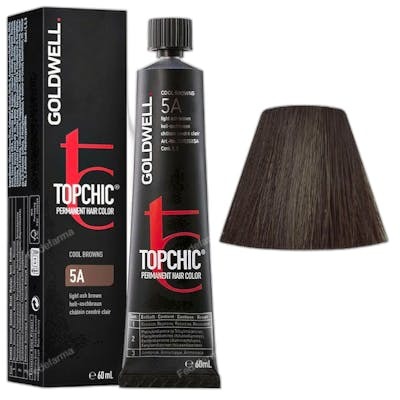Goldwell TOPCHIC Coloration Permanente 5A Light Ash Brown 60 ml Goldwell TOPCHIC Coloration Permanente 5A Light Ash Brown 60 ml
