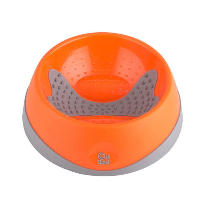 Mangeoire pour chiens Lickimat Oh Bowl Orange Mangeoire pour chiens Lickimat Oh Bowl Orange