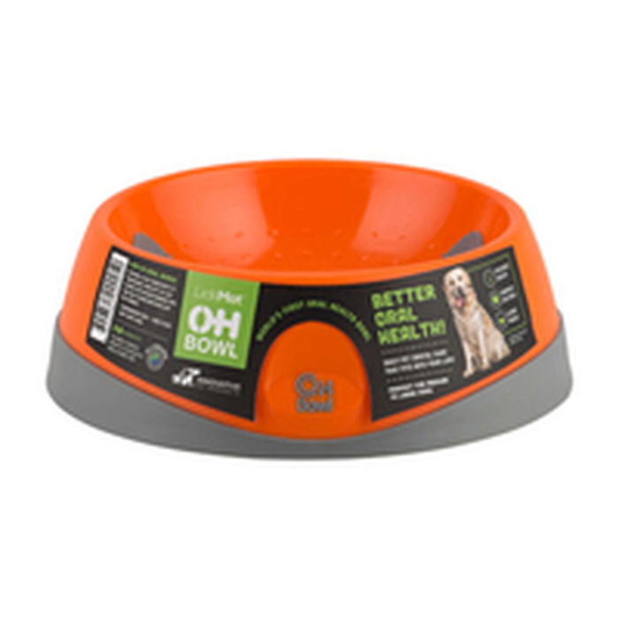 Mangeoire pour chiens Lickimat Oh Bowl Orange Mangeoire pour chiens Lickimat Oh Bowl Orange