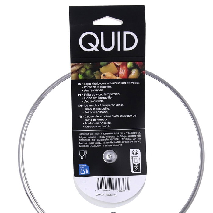 Tapa Vidrio Renova Quid 20 cm (12 Unidades)