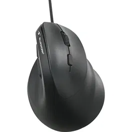 Bluestork ERGO LUMI FILAIRE - Souris filaire ergonomique verticale noir pour prévention du syndrome de la souris
