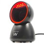 Ewent EW3450 Lecteur de codes-barres 2D omnidirectionnel USB Plug and Play sans fil, compatible 1D/2D/QR, mode mains libres, écran, IP52