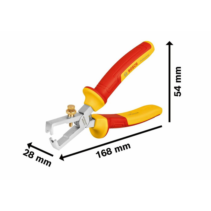 Bosch Pince à dénuder VDE 160 mm certifiée 1000 V