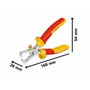 Bosch Pince à dénuder VDE 160 mm certifiée 1000 V