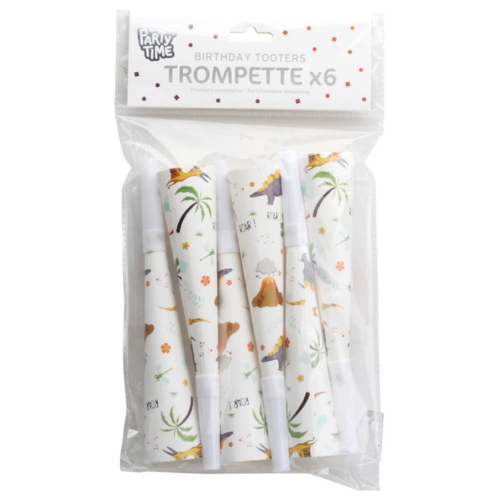 Party Time JGO. 6 Trompettes Dinosaure Party Time JGO. 6 Trompettes Dinosaure