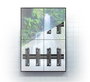 B-Tech Rail de montage horizontal BT8390, 700 mm, Noir