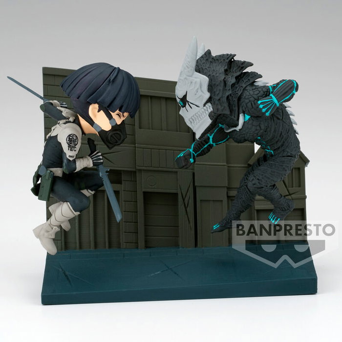 Banpresto Kaiju No. 8 World Collectable Figure Log Stories Soshiro Hoshina vs Kaiju No. 8