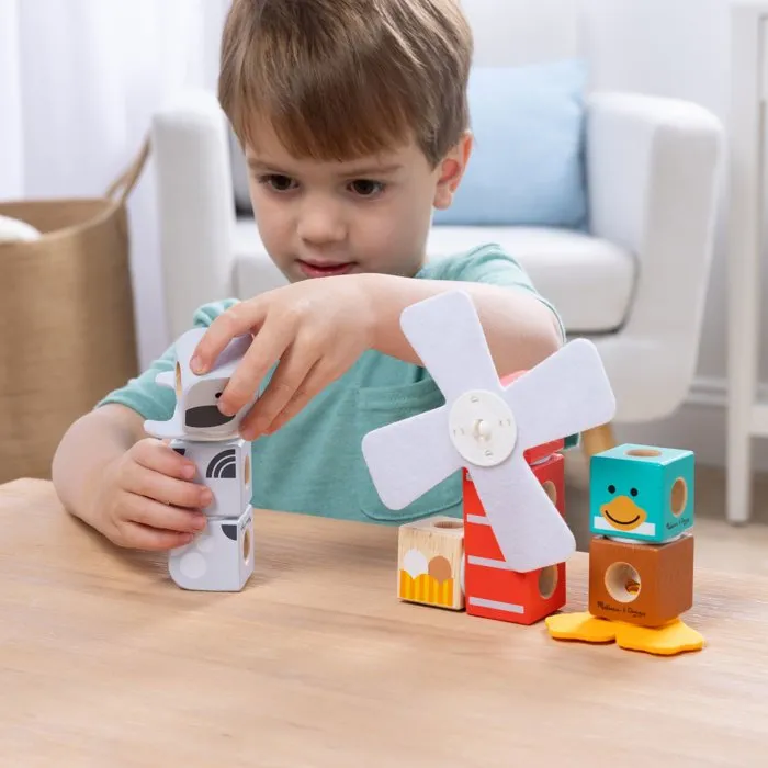 Melissa & Doug Blockables Les Amis de la Ferme - 16 pièces Melissa & Doug Blockables Les Amis de la Ferme - 16 pièces