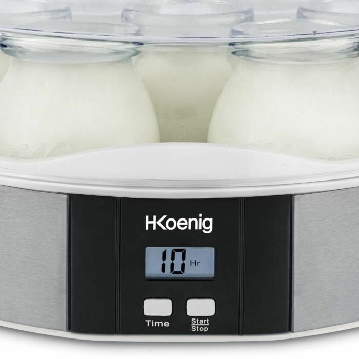 Hkoenig ELY70 Yaourtière avec 7 pots de 160ml