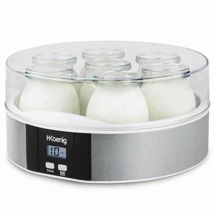 Hkoenig ELY70 Yaourtière avec 7 pots de 160ml